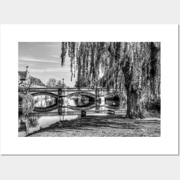 Stamford Town Bridge, Black And White Wall Art by tommysphotos